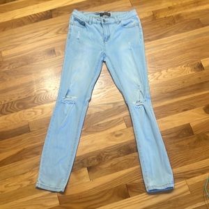 Light blue. Size 5